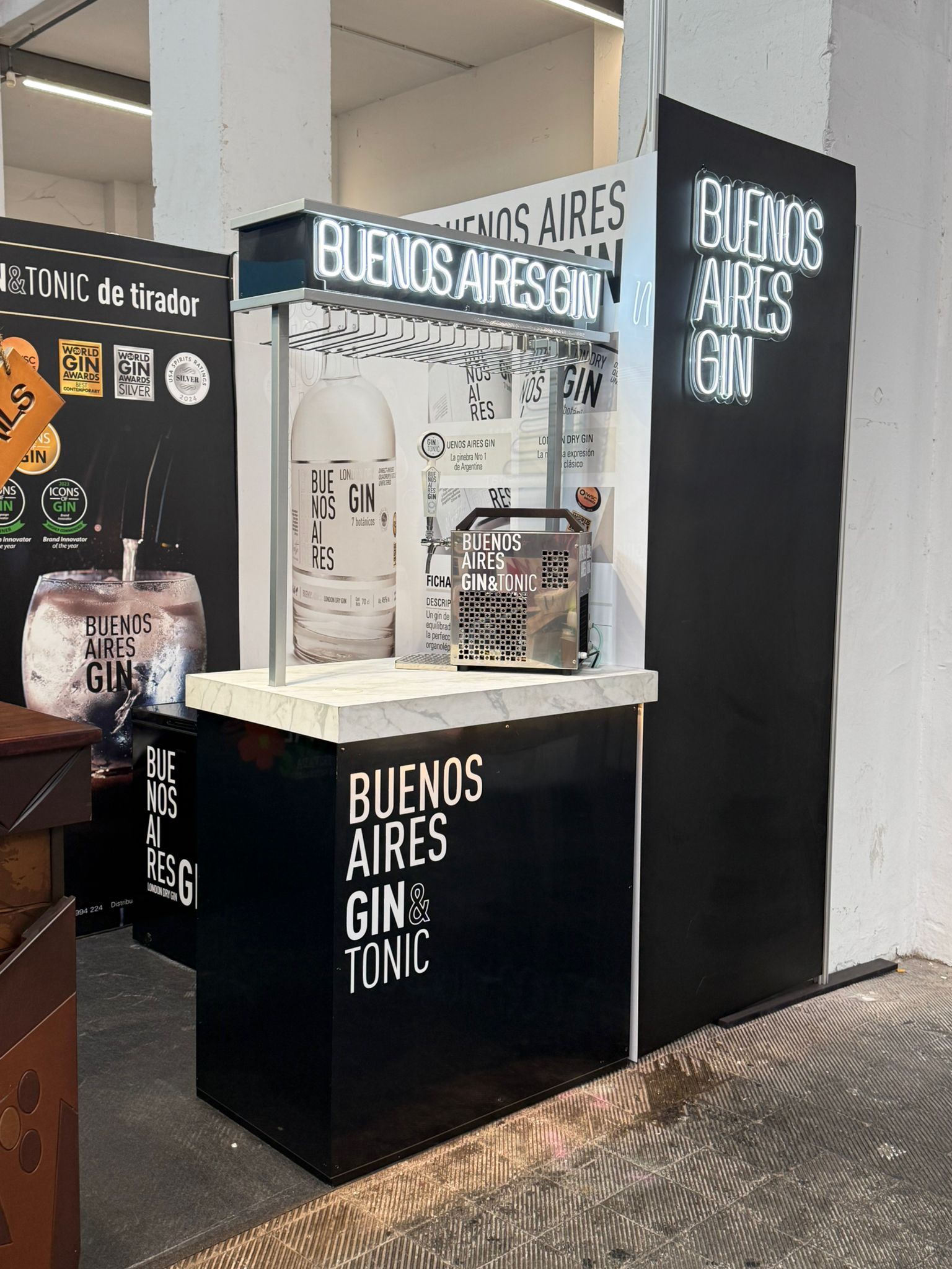 Stand de tirador de Buenos Aires Gin